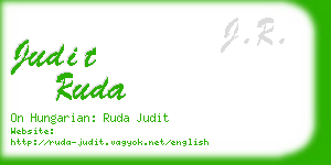 judit ruda business card